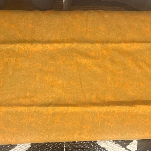 Pashmina Orange and Green Silk Blend - Picture 3 of 5